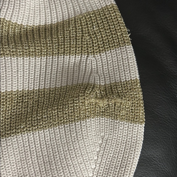 Moncler Cream and Gold Knit Sweater - Picture 9 of 11